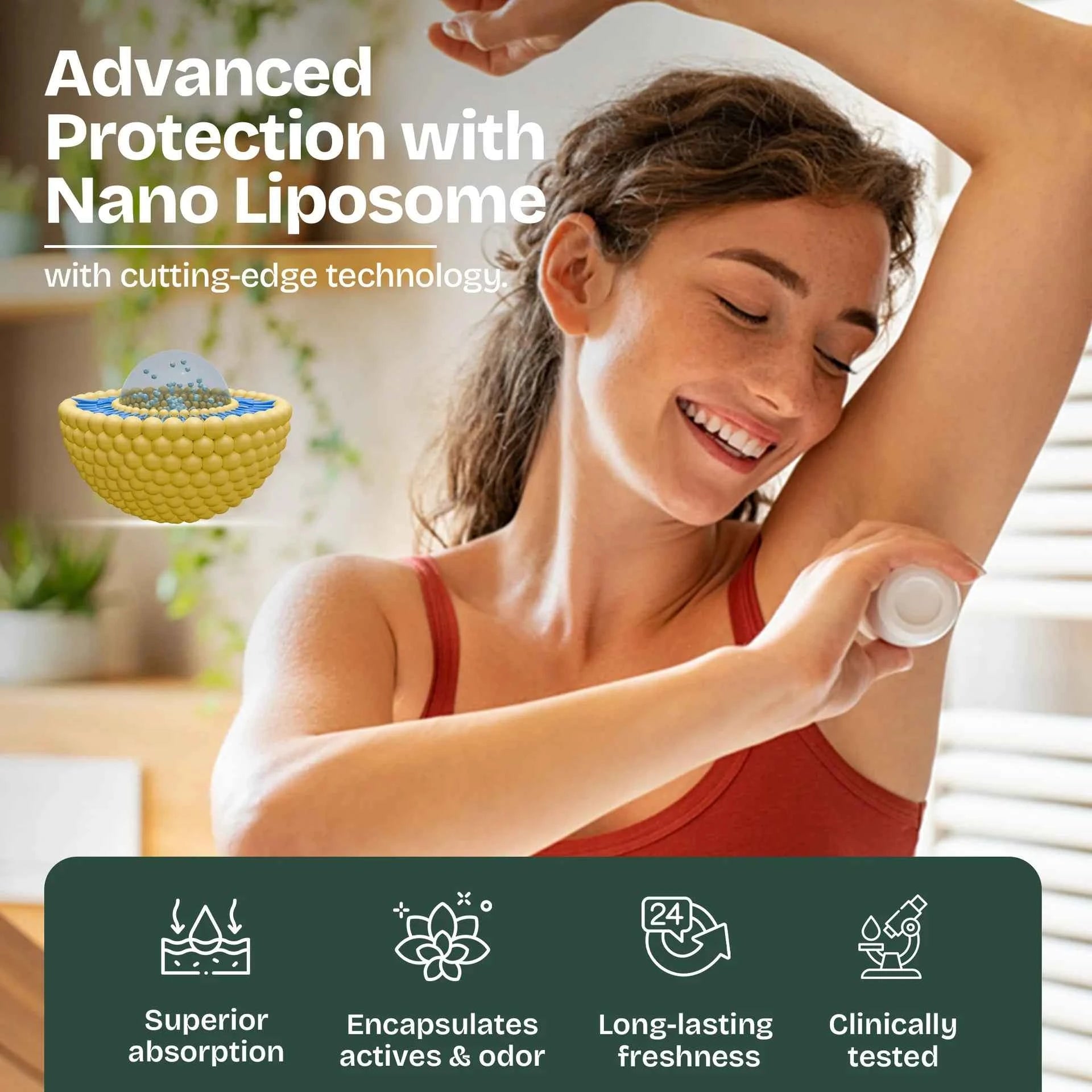 Natural Deodorant with 48 hours odor control