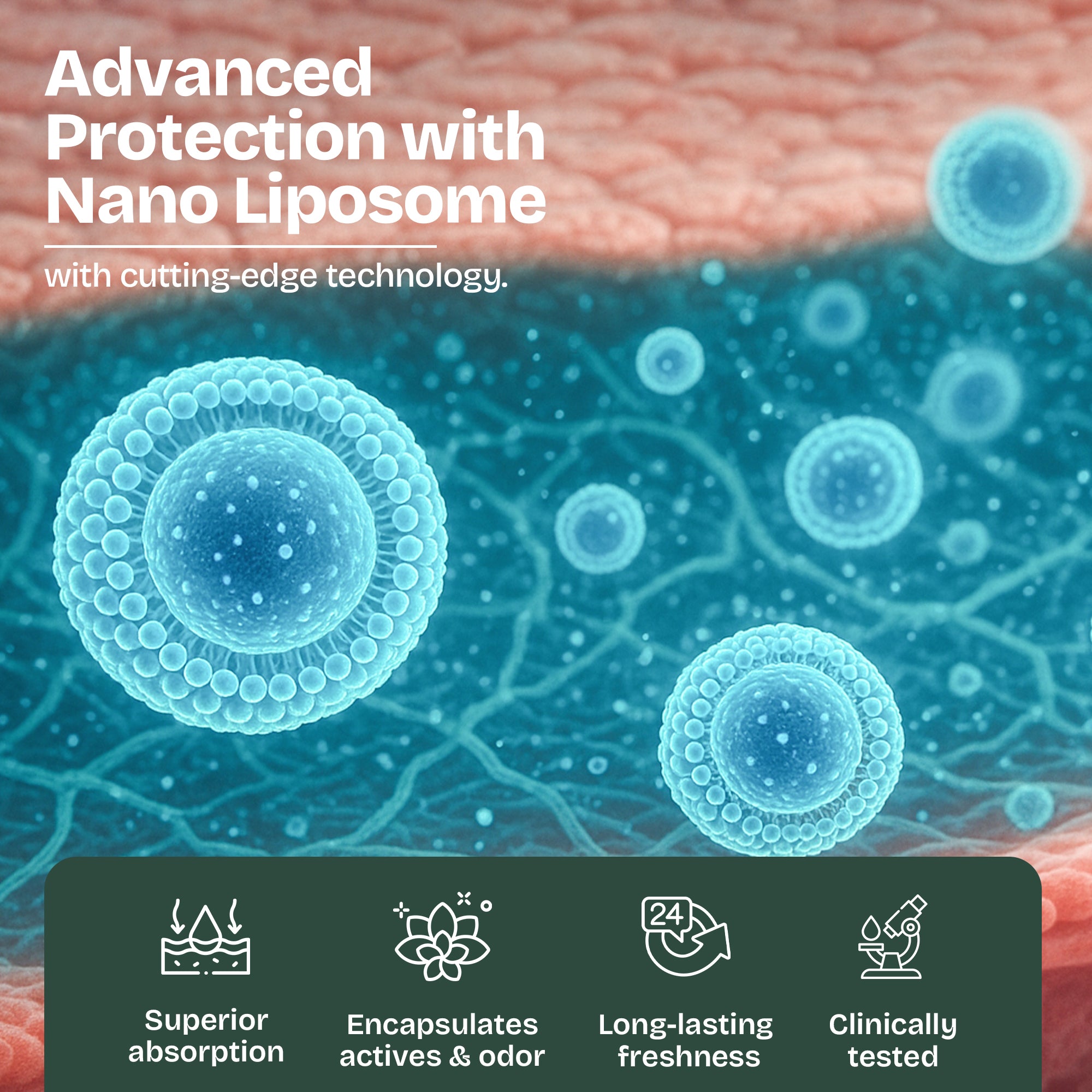 Illustration of nano liposome