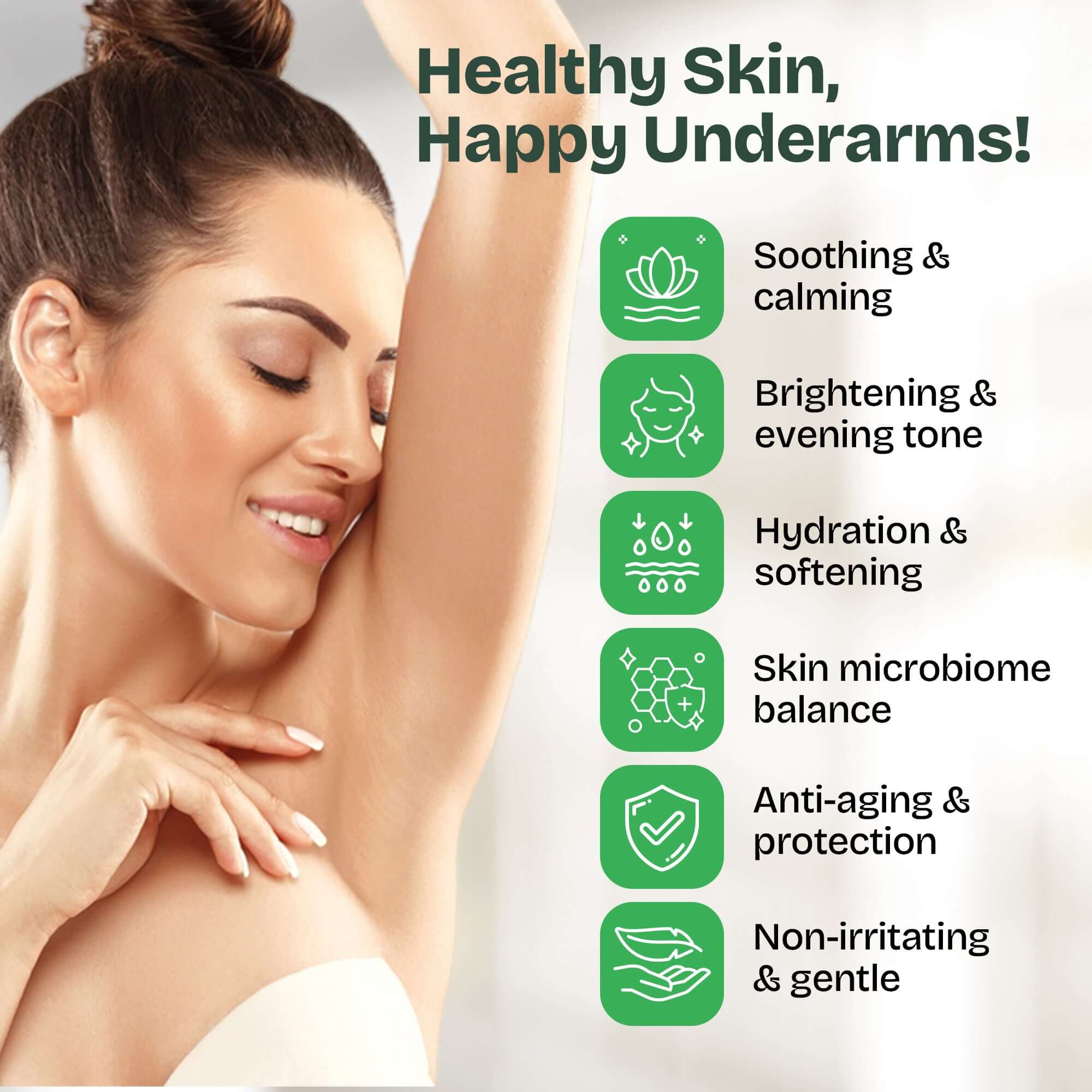 Organic Natural Roll-on Deodorant by Natural Embrace with violet aura scent, shown in a sleek roll-on bottle.